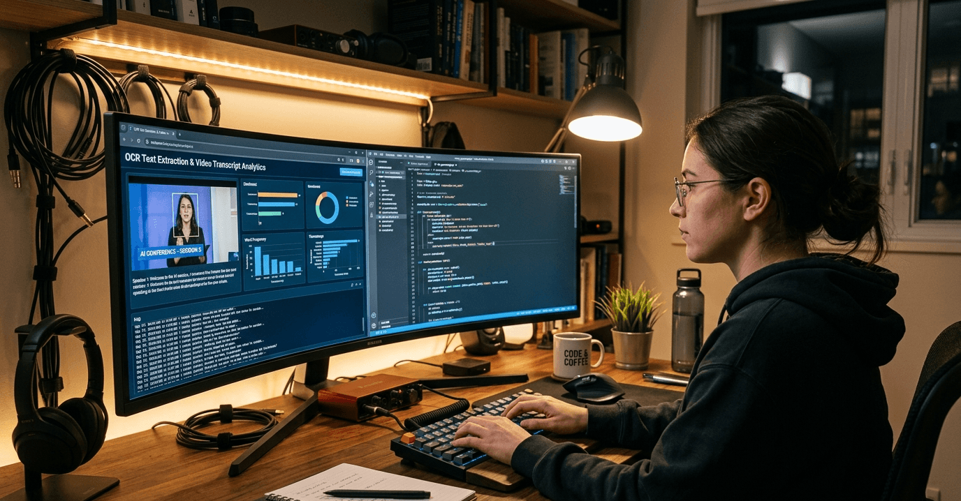 OCR keyframe extraction system